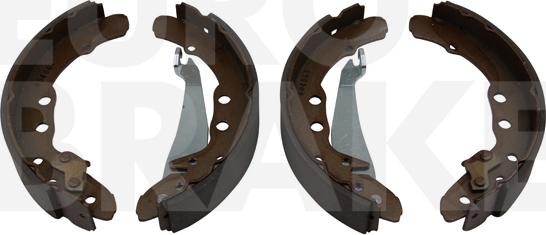 Eurobrake 58492747530 - Комплект тормозных колодок, барабанные autodnr.net