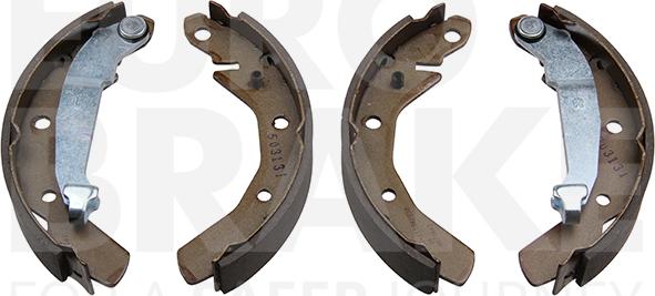 Eurobrake 58492750610 - Комплект гальм, барабанний механізм autocars.com.ua