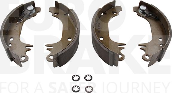 Eurobrake 58492799372 - Комплект гальм, барабанний механізм autocars.com.ua