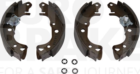 Eurobrake 58492799488 - Комплект гальм, барабанний механізм autocars.com.ua