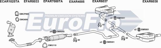 EuroFlo AR15924D 2008 - Система випуску ОГ autocars.com.ua