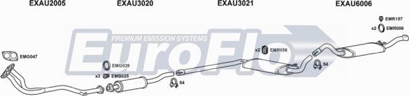 EuroFlo AU8016 2011B - Система випуску ОГ autocars.com.ua