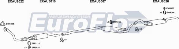 EuroFlo AU8016D 2004 - Система випуску ОГ autocars.com.ua