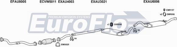 EuroFlo AU8018 2015D - Система випуску ОГ autocars.com.ua