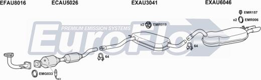 EuroFlo AU8020 2008 - Система випуску ОГ autocars.com.ua