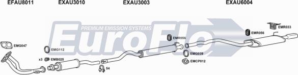 EuroFlo AU8020 2011A - Система випуску ОГ autocars.com.ua