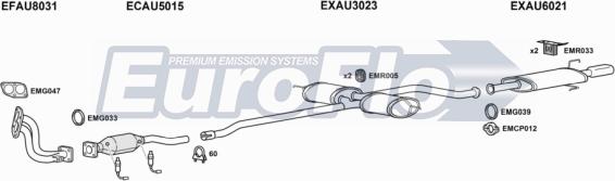 EuroFlo AU8020 2018 - Система випуску ОГ autocars.com.ua