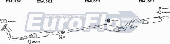 EuroFlo AU9020 2004 - Система випуску ОГ autocars.com.ua