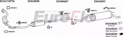 EuroFlo AUA114 1001D - Система випуску ОГ autocars.com.ua