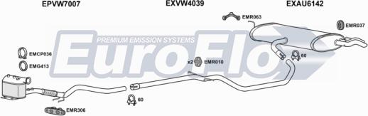 EuroFlo AUA320D 1004A - Система випуску ОГ autocars.com.ua