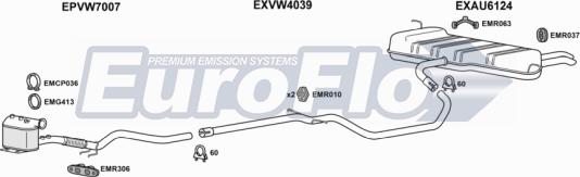 EuroFlo AUA320D 1004D - Система випуску ОГ autocars.com.ua