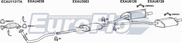 EuroFlo AUA418 3032A - Система випуску ОГ autocars.com.ua