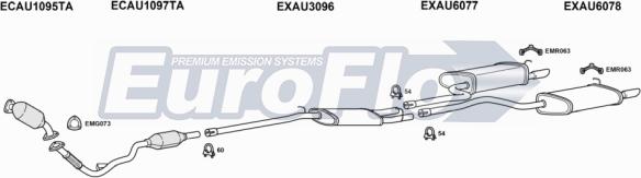EuroFlo AUA425D 2018B - Система випуску ОГ autocars.com.ua