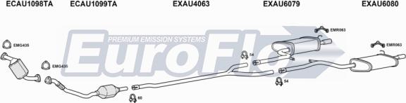 EuroFlo AUA430D 2001A - Система випуску ОГ autocars.com.ua