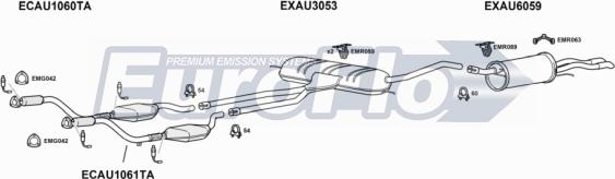 EuroFlo AUA624 2008 - Система випуску ОГ autocars.com.ua