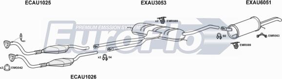 EuroFlo AUA628 2011 - Система випуску ОГ autocars.com.ua