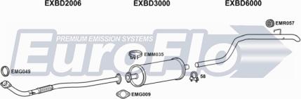 EuroFlo BDMID22D 7001B - Система випуску ОГ autocars.com.ua