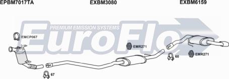 EuroFlo BM12020D 1004B - Система випуску ОГ autocars.com.ua