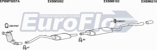 EuroFlo BM12320D 4001 - Система випуску ОГ autocars.com.ua