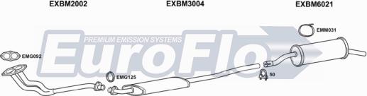 EuroFlo BM31618 2004A - Система випуску ОГ autocars.com.ua