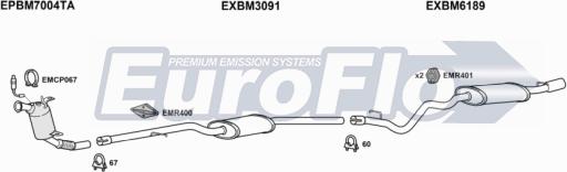 EuroFlo BM31820D 2008D - Система випуску ОГ autocars.com.ua