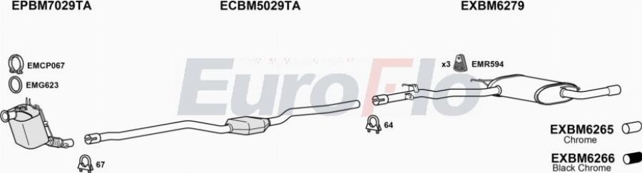 EuroFlo BM31820D 2015 - Система випуску ОГ autocars.com.ua