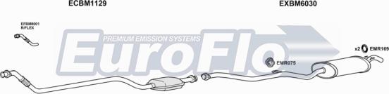 EuroFlo BM31817D 2001 - Система випуску ОГ autocars.com.ua