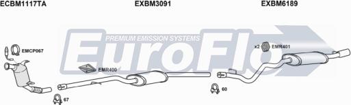 EuroFlo BM31820D 2008B - Система випуску ОГ autocars.com.ua
