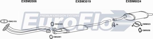 EuroFlo BM32020 2008B - Система випуску ОГ autocars.com.ua