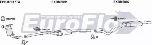 EuroFlo BM32020D 0300LHD - Система випуску ОГ autocars.com.ua