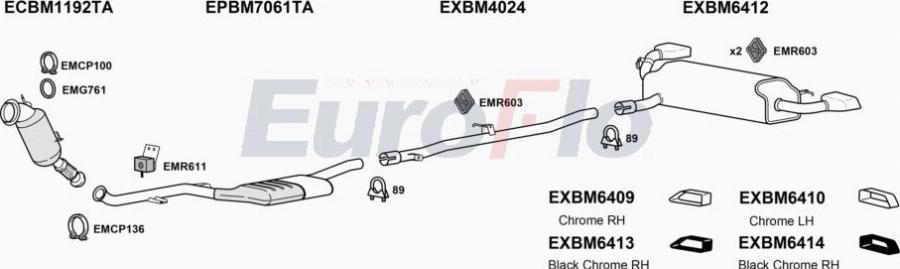 EuroFlo BM52020 2026F - Система випуску ОГ autocars.com.ua