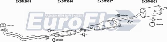 EuroFlo BM52525 2004 - Система випуску ОГ autocars.com.ua
