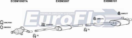 EuroFlo BM53030D 2008A - Система випуску ОГ autocars.com.ua