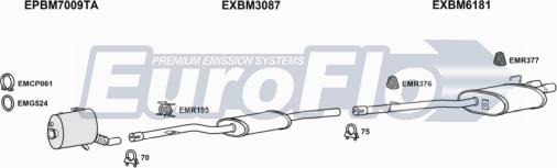 EuroFlo BM53030D 2008B - Система випуску ОГ autocars.com.ua