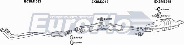 EuroFlo BM73534 2011B - Система випуску ОГ autocars.com.ua