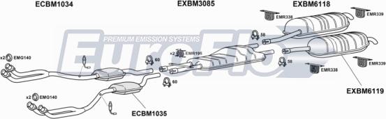 EuroFlo BM74040 2011 - Система випуску ОГ autocars.com.ua