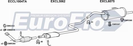 EuroFlo CLCOL13 1018A - Система випуску ОГ autocars.com.ua