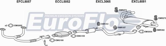 EuroFlo CLFTO20 4001B - Система випуску ОГ autocars.com.ua