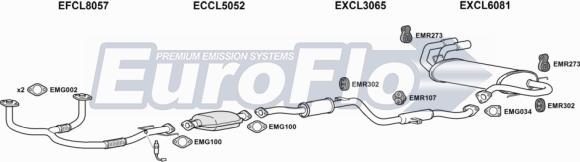 EuroFlo CLFTO20 4004 - Система випуску ОГ autocars.com.ua