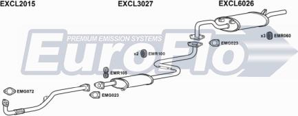 EuroFlo CLGAL18D 2001B - Система випуску ОГ autocars.com.ua
