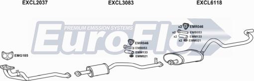 EuroFlo CLL2020 8004 - Система випуску ОГ autocars.com.ua