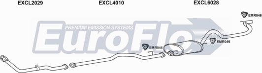 EuroFlo CLL2025D 8004A - Система випуску ОГ autocars.com.ua