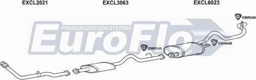 EuroFlo CLL2025D 8011 - Система випуску ОГ autocars.com.ua