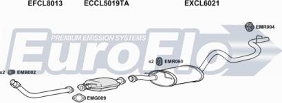 EuroFlo CLL3020 7001B - Система випуску ОГ autocars.com.ua