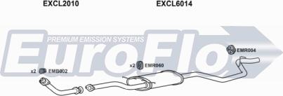 EuroFlo CLL3025D 7001B - Система випуску ОГ autocars.com.ua