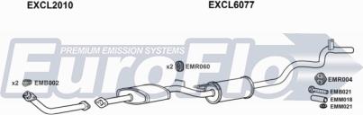 EuroFlo CLL3025D 7001C - Система випуску ОГ autocars.com.ua