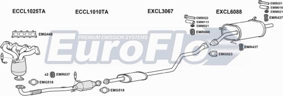 EuroFlo CLLAN16 2008 - Система випуску ОГ autocars.com.ua