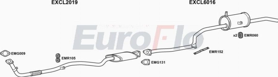 EuroFlo CLLAN18D 2001A00 - Система випуску ОГ autocars.com.ua