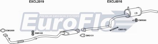 EuroFlo CLLAN18D 2001A - Система випуску ОГ autocars.com.ua