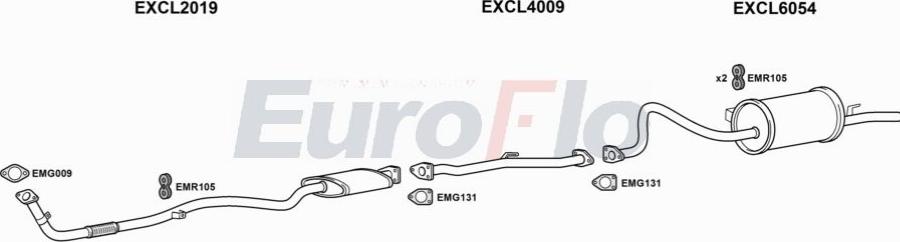 EuroFlo CLLAN18D 3001A00 - Система випуску ОГ autocars.com.ua